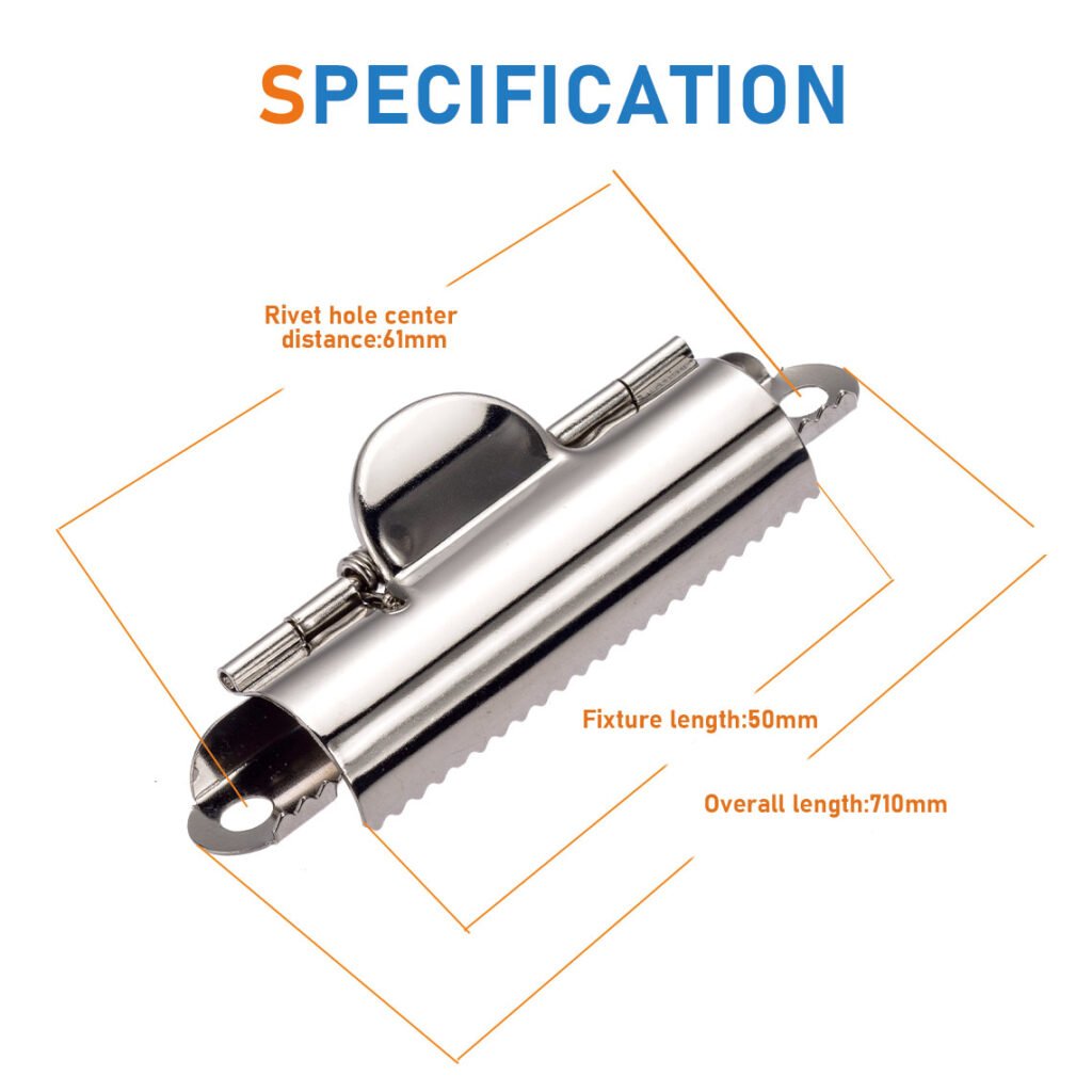 70MM Metal Serrated Clipboard Fitting