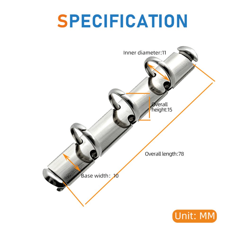 3 Ring Binder Mechanism 78mm